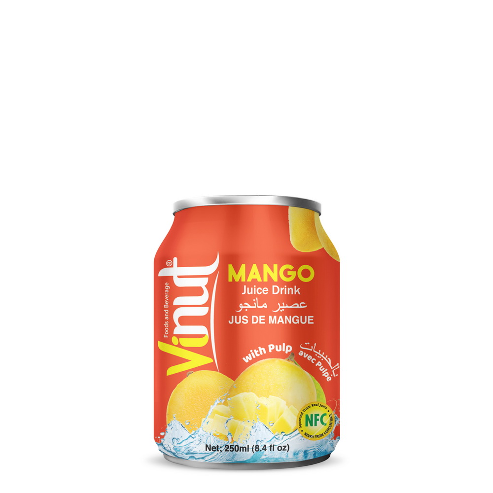 032_Mango-Can-250ml-Short-1-1.jpg VINUT مشروب عصير المانجو مع اللب، علبة 8.4 fl oz (250 mL) - الصورة 1