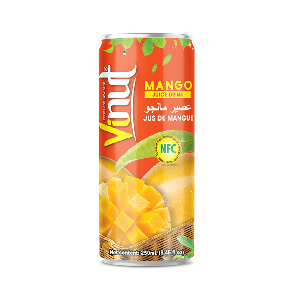 044_Mango-Can-250ml-Slim-1-1.jpg VINUT مشروب عصير المانجو، علبة سليم 8.45 fl oz (250 mL) - الصورة 1