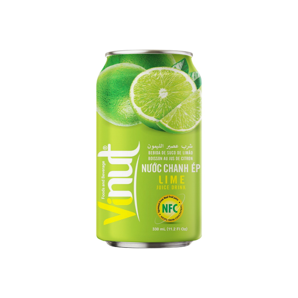 058_Lime-Can-330ml-1-1.jpg VINUT مشروب عصير الليمون الأخضر، علبة 11.1 fl oz (330 mL) - الصورة 1