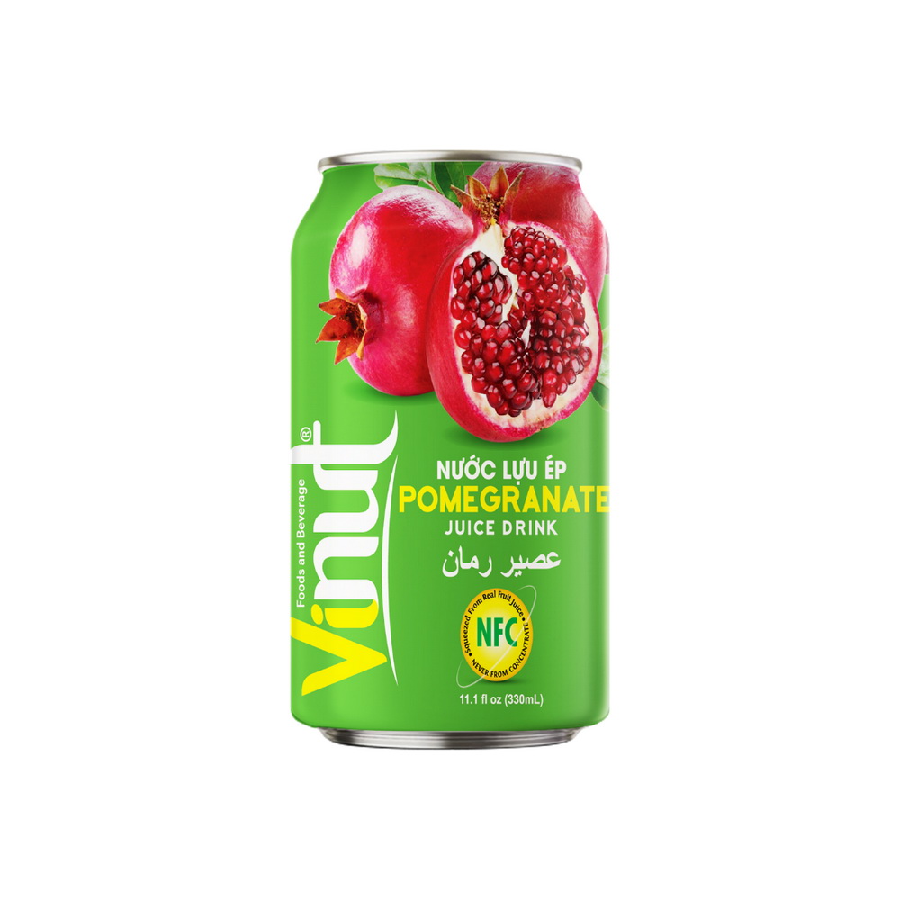 069_Pomegranate-Can-330ml-1-1.jpg VINUT مشروب عصير الرمان، علبة 11.1 fl oz (330 mL) - الصورة 1