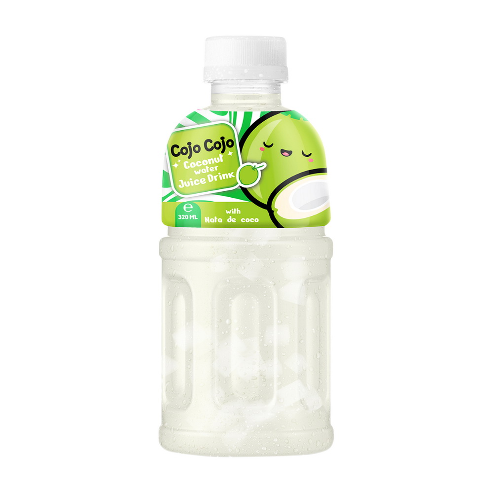128_Coconut-Water-Cojo-Cojo-PET-Bottle-320ml-1-1.jpg Vinut مشروب ماء جوز الهند مع ناتا دي كوكو، زجاجة PET سعة 320 mL - الصورة 1