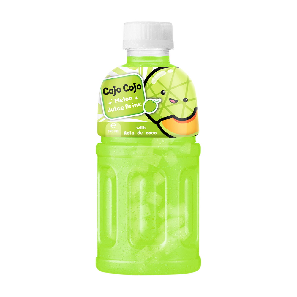 132_Melon-Cojo-Cojo-PET-Bottle-320ml-1-1.jpg Vinut مشروب عصير الشمام مع ناتا دي كوكو، زجاجة PET سعة 320 mL - الصورة 1