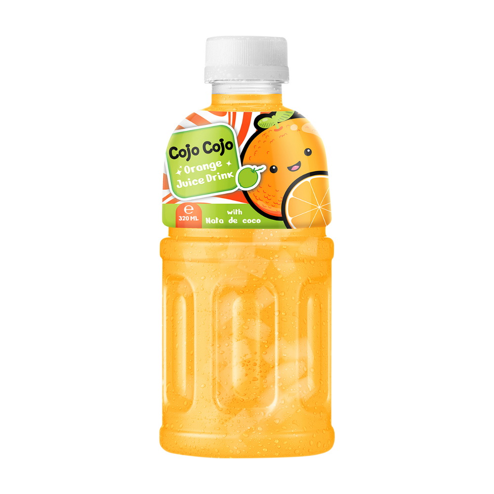 134_Orange-Cojo-Cojo-PET-Bottle-320ml-1-1.jpg Vinut مشروب عصير البرتقال مع ناتا دي كوكو، زجاجة PET سعة 320 mL - الصورة 1