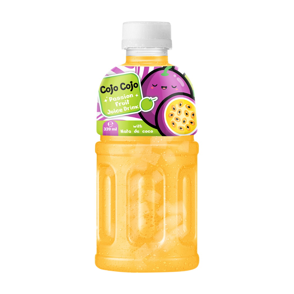 135_Passion-Fruit-Cojo-Cojo-PET-Bottle-320ml-1-1.jpg Vinut مشروب عصير الباشن فروت مع ناتا دي كوكو، زجاجة PET سعة 320 mL - الصورة 1