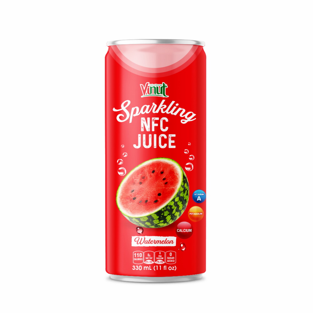 152_Watermelon-NFC-Sparkling-Can-330ml-1-1.jpg Vinut عصير بطيخ فوّار NFC بدون سكر مضاف، علبة سليم 11 fl oz (330 mL) - الصورة 1
