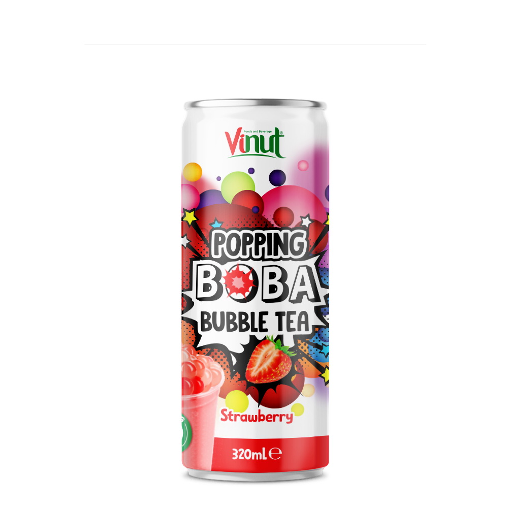 163_Strawberry-Popping-Boba-Can-320ml_boba_tea-1-1.jpg Vinut مشروب شاي فقاعات بوبينغ بوبا بنكهة الفراولة، علبة سليم 320 mL - الصورة 1