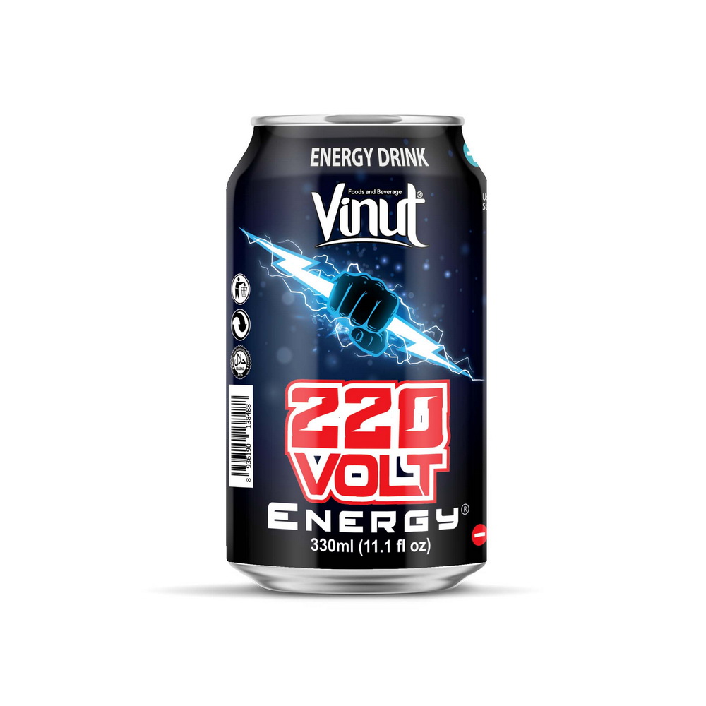 330ml_Energy-drink-220Volt.jpg Vinut مشروب طاقة 220 فولت، علبة 11.1 fl oz 330 mL - الصورة 1
