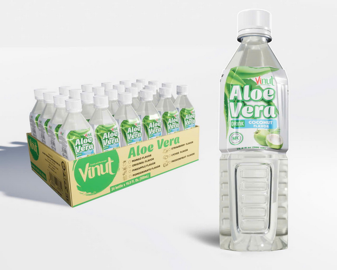 500ml-VINUT-Aloe-Vera-drink-with-Coconut-flavor-1.jpg 500ml VINUT مشروب الألوفيرا بنكهة جوز الهند - الصورة 1