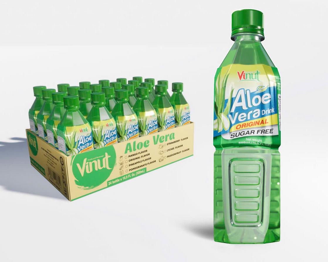 500ml-VINUT-Original-Aloe-Vera-drink-Sugar-free-1.jpg 500ml VINUT مشروب الألوفيرا الأصلي خالٍ من السكر - الصورة 1